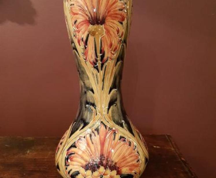 Early Moorcroft Cornflower Shaped Vase - Image 1
