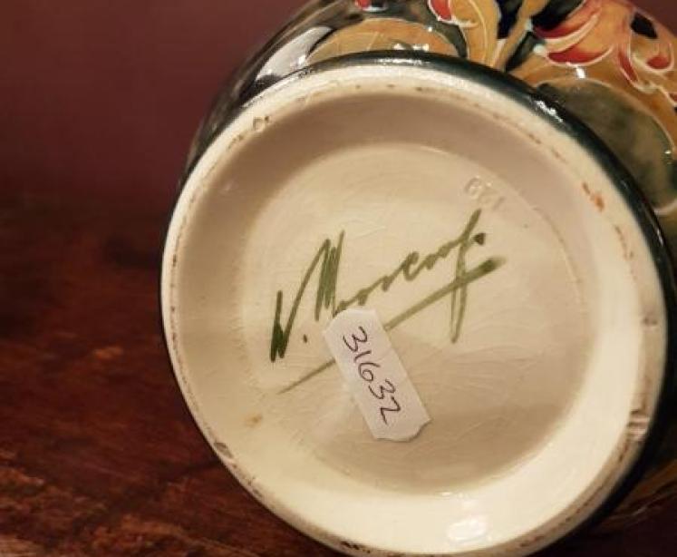 Early Moorcroft Cornflower Shaped Vase - Image 3