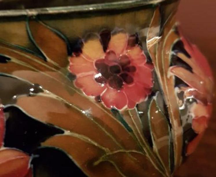 Early Moorcroft Spanish Pattern Vase - Image 4