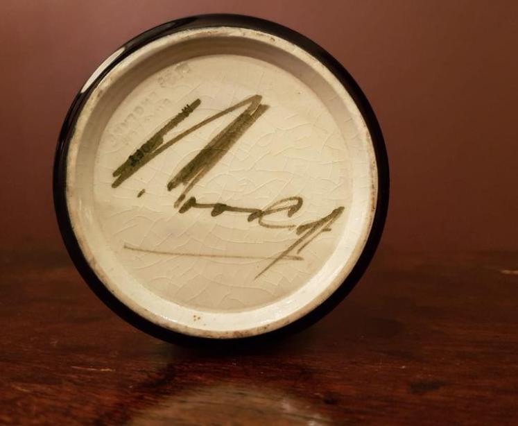 Early Moorcroft Pansy Flared Neck Vase - Image 2