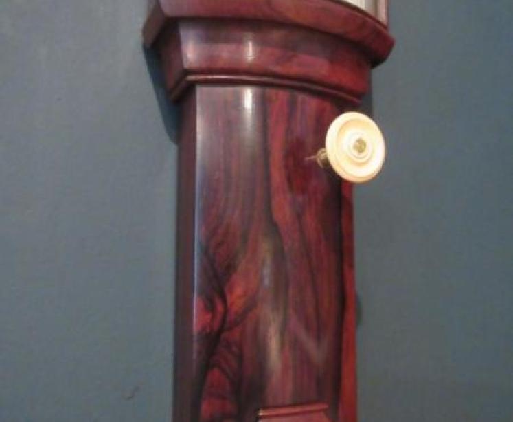 Fine Regency Period London Bow Fronted Stick Barometer - Image 2