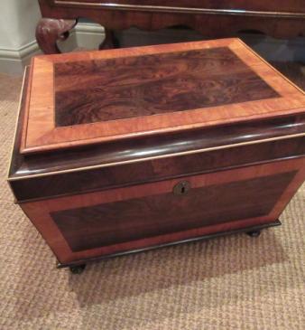 Regency Period Rosewood & Satinwood Inlaid Chest