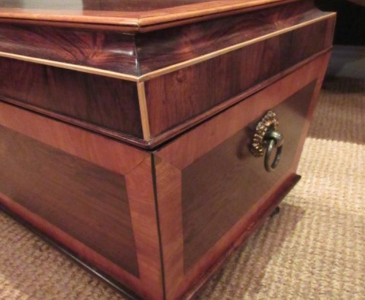 Regency Period Rosewood & Satinwood Inlaid Chest - Image 3