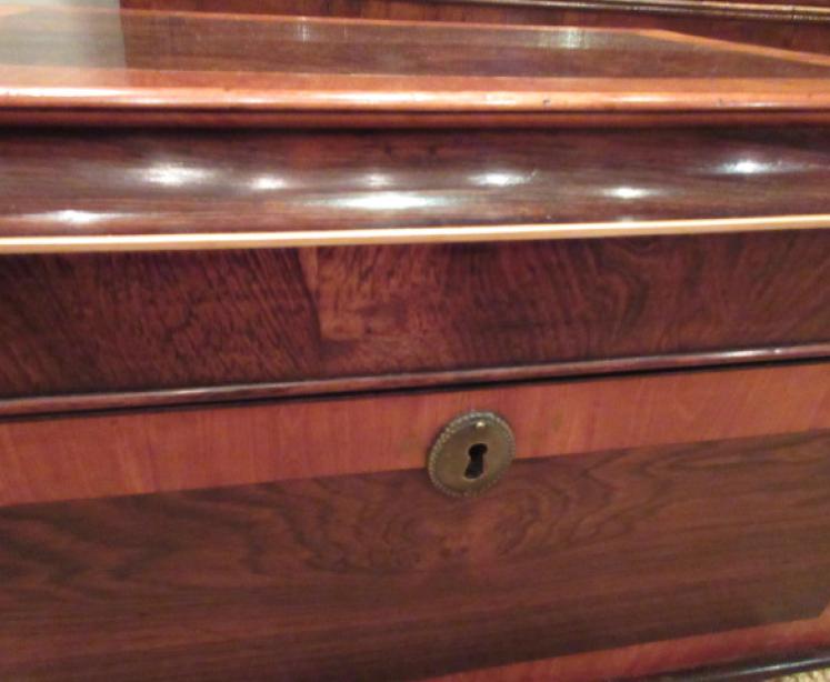 Regency Period Rosewood & Satinwood Inlaid Chest - Image 5