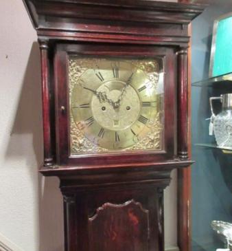 Mid Georgian Period Oak 'Cottage' Longcase Clock