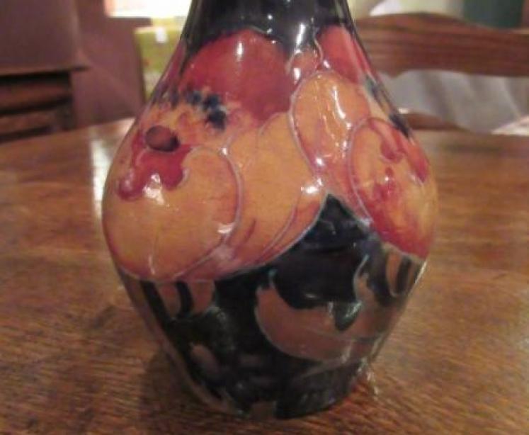 Early Moorcroft Big Poppy Vase - Image 3