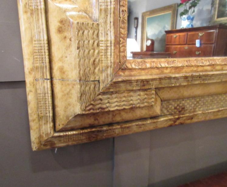 Impressive Mid Victorian Simulated Tortoiseshell Mirror - Image 2