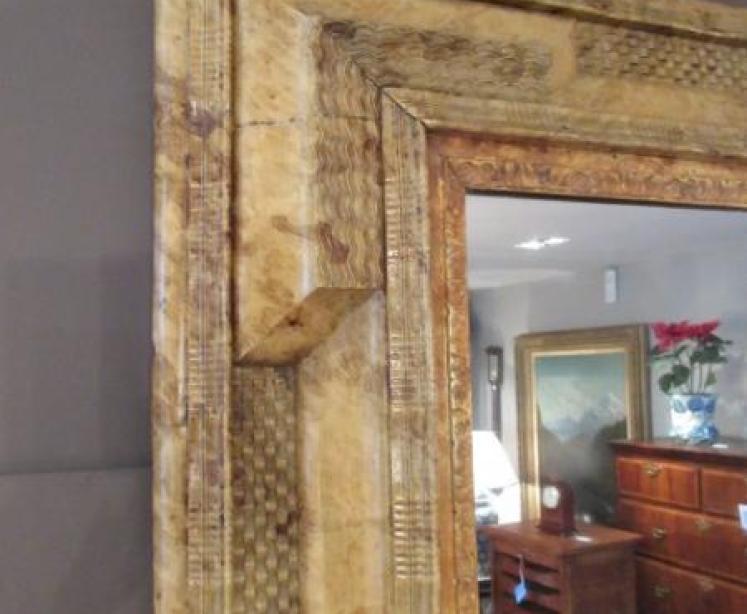 Impressive Mid Victorian Simulated Tortoiseshell Mirror - Image 3