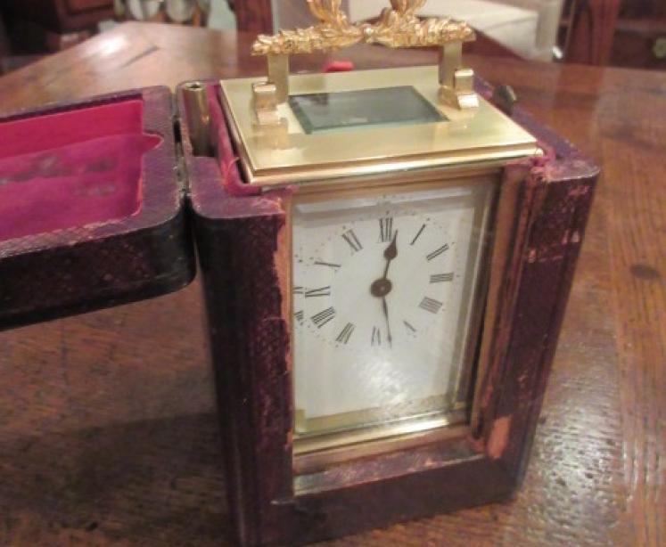 Fine 19th Century Gilt Brass Cased Carriage Clock - Image 1