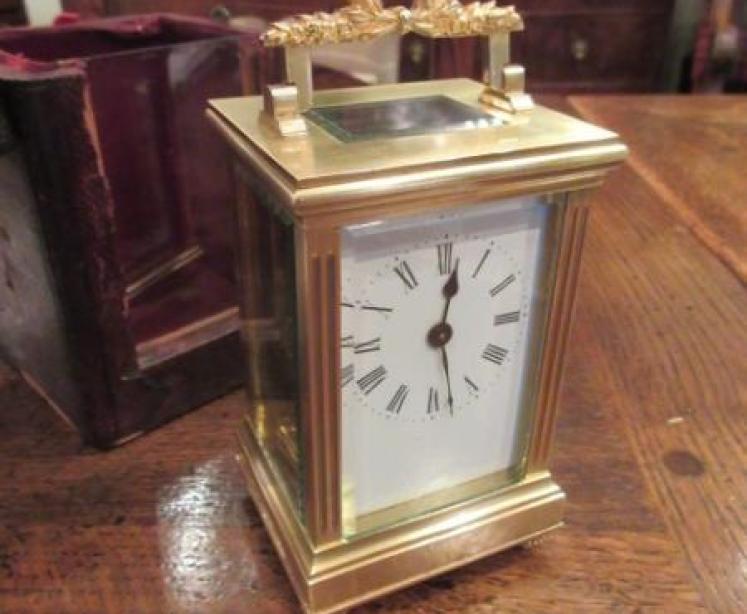 Fine 19th Century Gilt Brass Cased Carriage Clock - Image 2