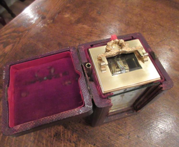 Fine 19th Century Gilt Brass Cased Carriage Clock - Image 4