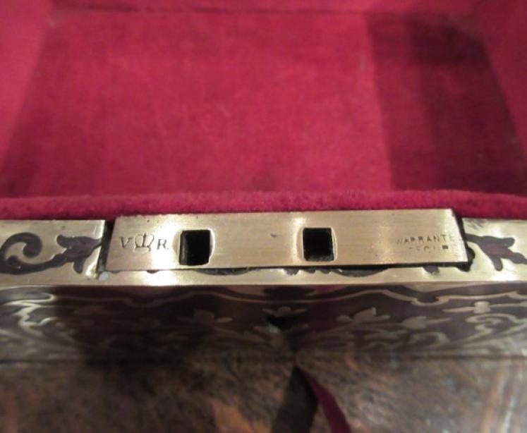 Fine Early Victorian Rosewood & Brass Inlaid Jewel Box - Image 4