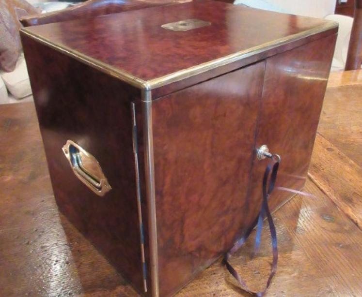 Early Victorian Burr Walnut Collector's Box - Image 5