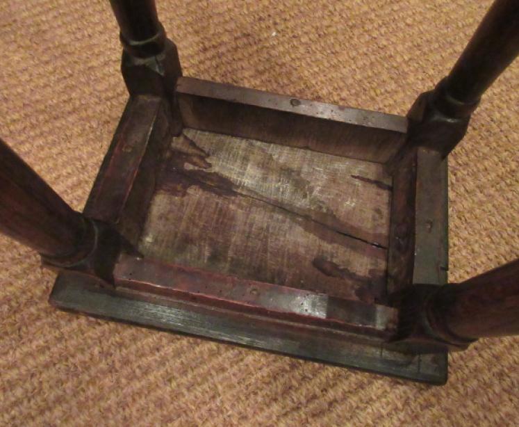 George II Period Oak Joint Stool - Image 5