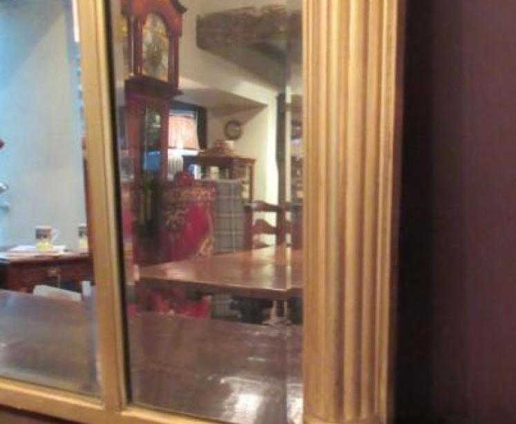 Regency Period Timber & Plaster Gilt Over Mantle Mirror - Image 4