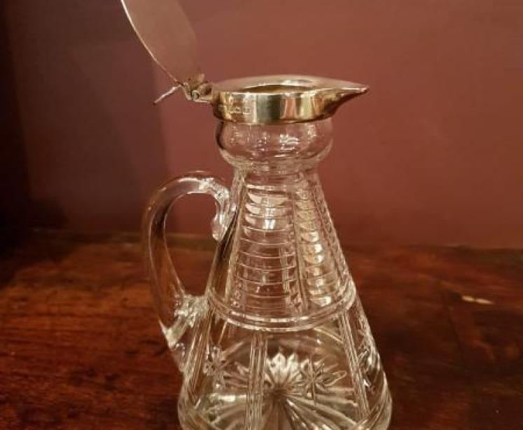 Silver and Cut Crystal Whiskey Noggin - Image 5