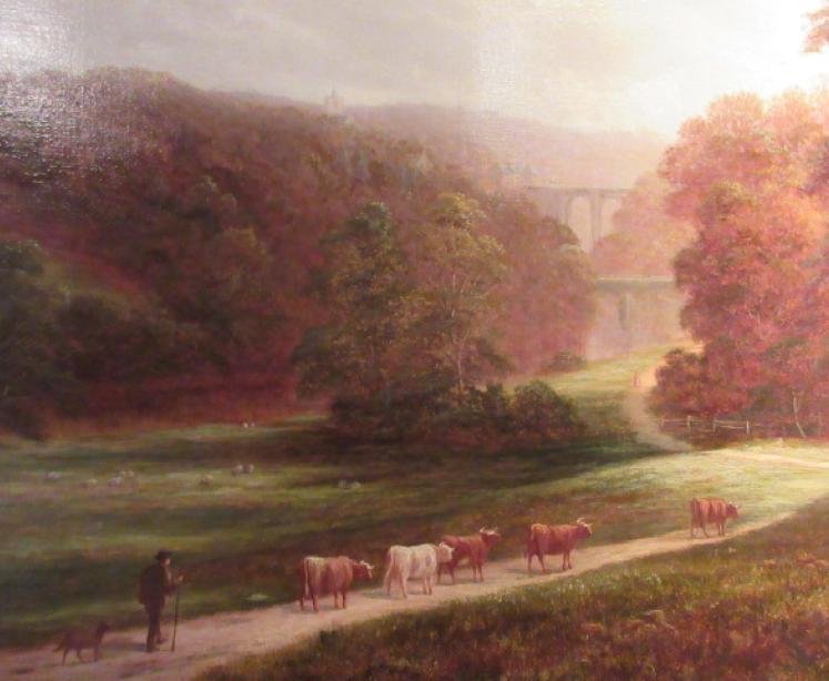 Superb Victorian William Mellor Oil on Canvas - Image 2