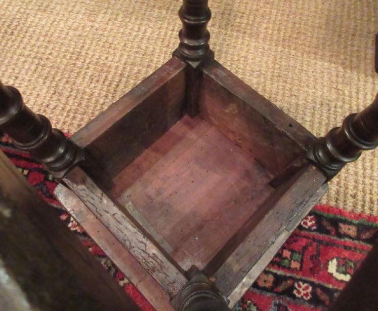 Pair of George III Period Fruitwood & Oak Joint Stools - Image 4