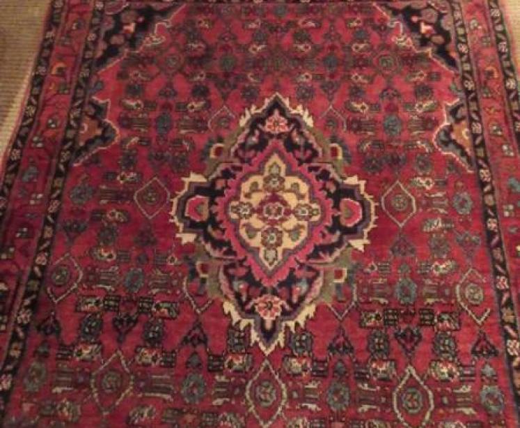 Old Persian Long Wool Rug - Image 4