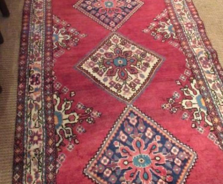 Old Persian Long Wool Rug - Image 3
