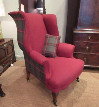 Top Quality Victorian Upholstered Wing ir