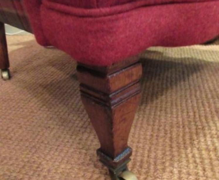 Top Quality Victorian Upholstered Wing ir - Image 4