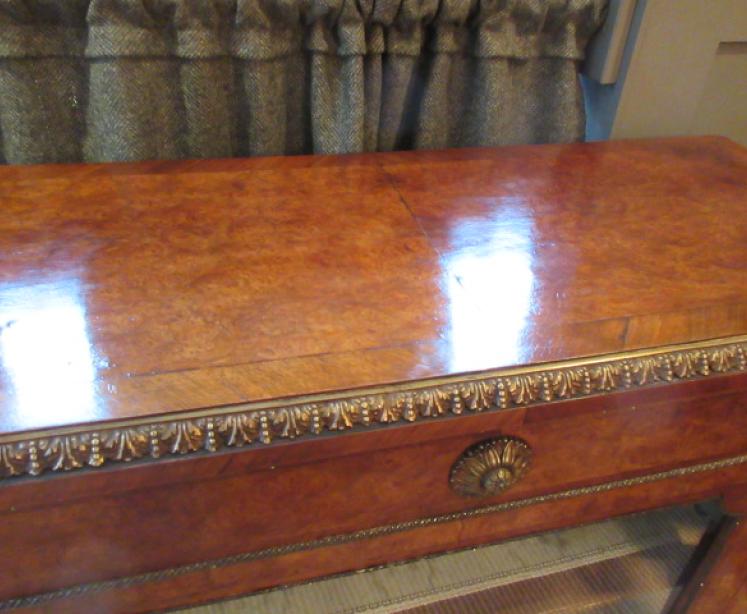 Top Quality Mid Victorian Burr Walnut Pier Cabinet - Image 2