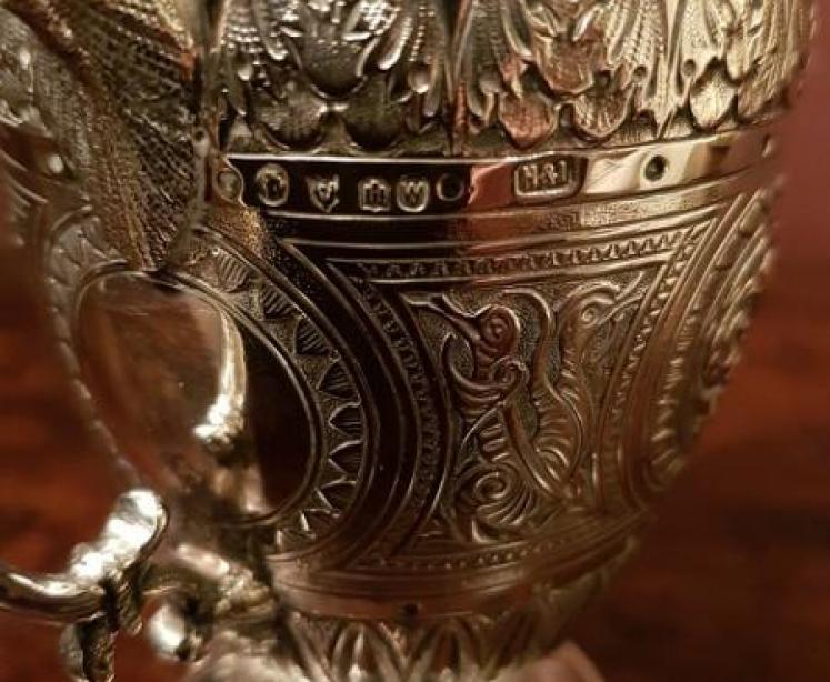 Superb Mid Victorian Edinburgh Silver Child's Cup - Image 5