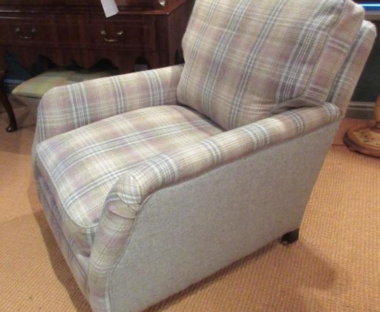 Late 19th Century Upholstered Club Armchair - Image 3