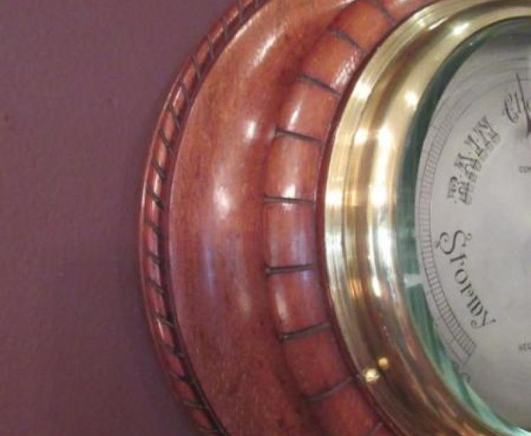 Mid Victorian Antique Negretti & Zambra Barometer - Image 3