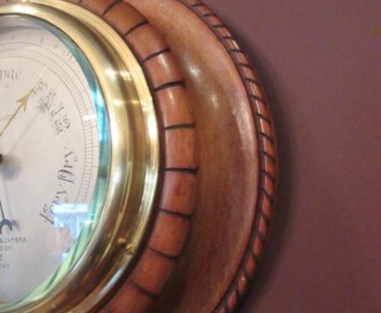 Mid Victorian Antique Negretti & Zambra Barometer - Image 4