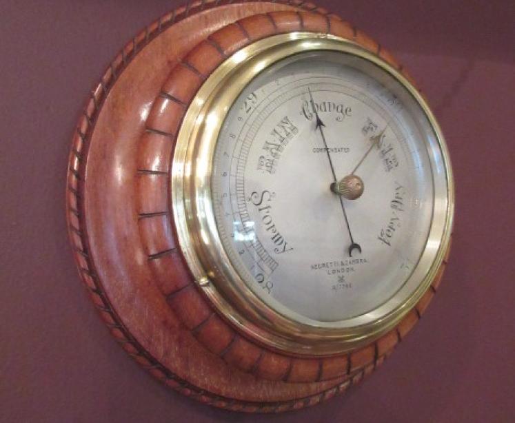 Mid Victorian Antique Negretti & Zambra Barometer - Image 5
