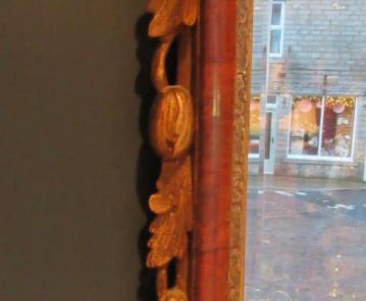 Superb George III Period Walnut & Gilt Gesso Mirror - Image 4