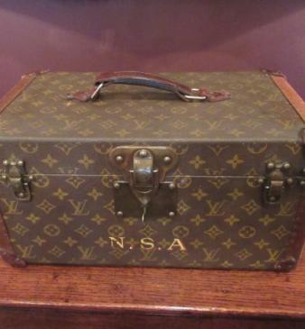 1930's Louis Vuitton Leather Vanity Case