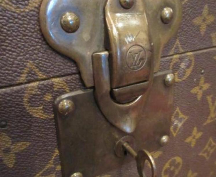 1930's Louis Vuitton Leather Vanity Case - Image 4
