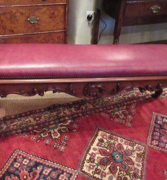 William IV Period Rococo Style Long Stool