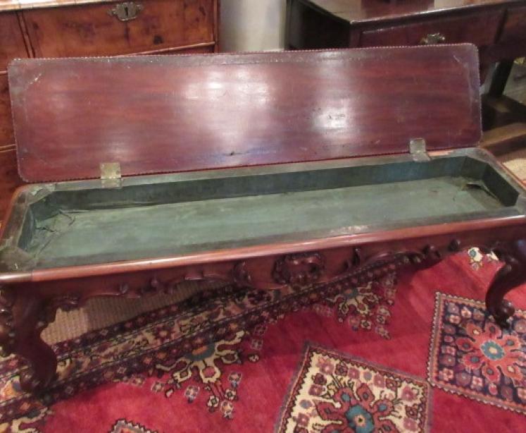 William IV Period Rococo Style Long Stool - Image 4