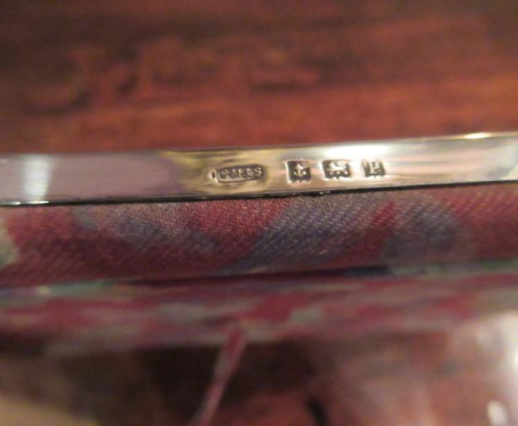 George V Period Silver Engraved Photo Frame - Image 4