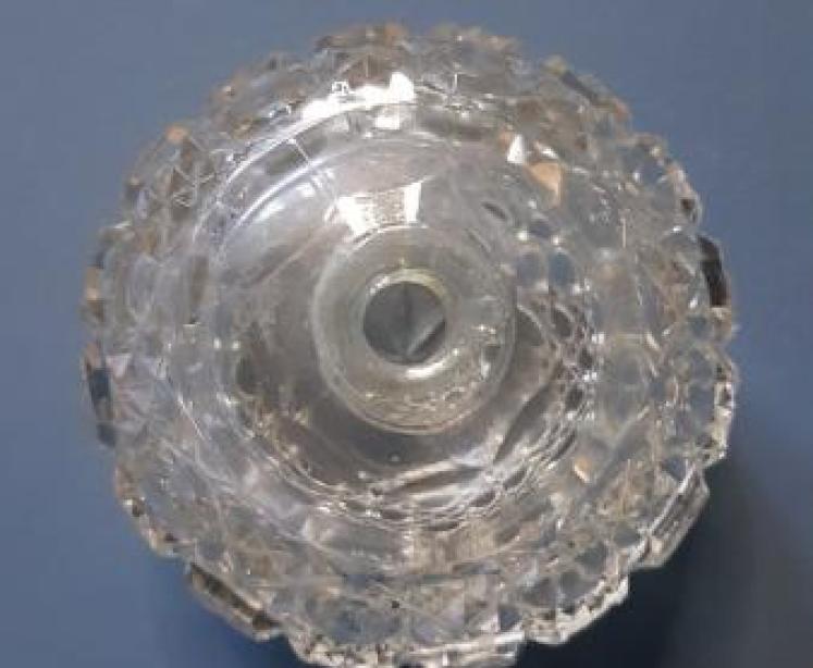 George V Period Silver & Enamel Top Scent Bottle - Image 5