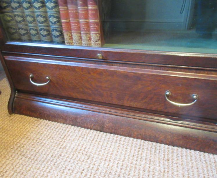 Edwardian Period Four Tier Sectional 'Globe Wernike' Bookcase - Image 5