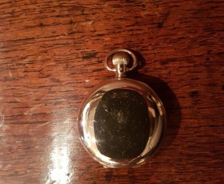 George V Period 9ct Gold Waltham Pocket Watch - Image 4