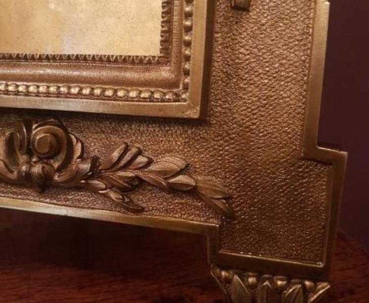 Victorian Cast Bronze Photo Frame - Image 3