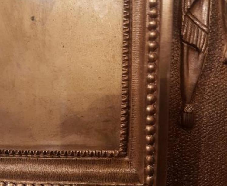 Victorian Cast Bronze Photo Frame - Image 4