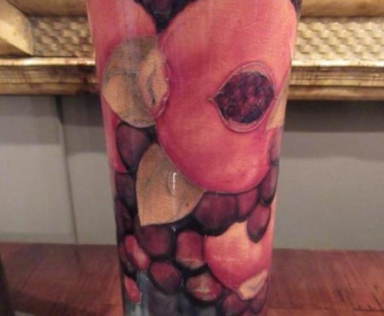 Pair of Moorcroft for Liberty Pomegranate Vases - Image 2