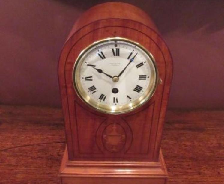 Superb Edwardian Period Satinwood Mantel Clock - Image 1