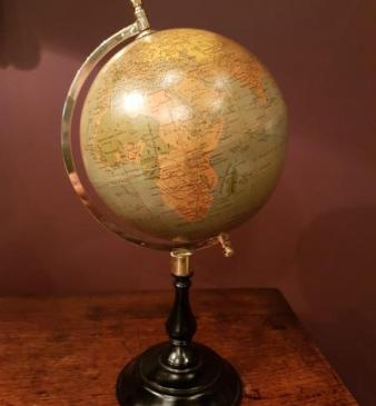 Phillip's of London 6" Paper Mache Library Globe