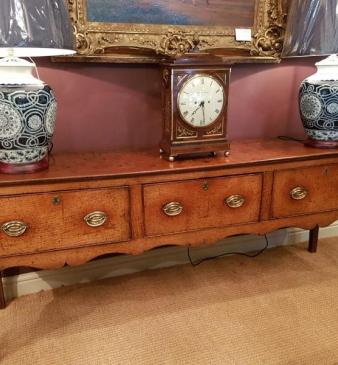 George II Oak Cabriole Leg Dresser