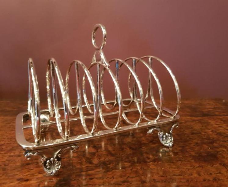 William IV Silver Toast Rack - Image 1