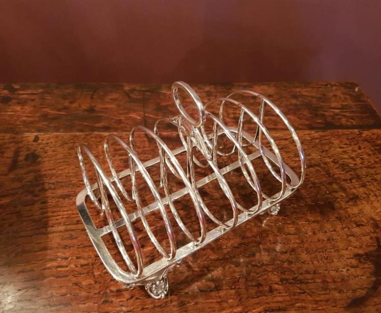 William IV Silver Toast Rack - Image 5