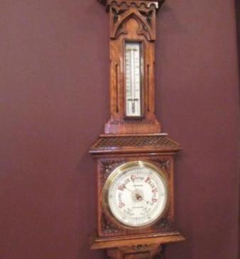 Top Quality Victorian Edinburgh Banjo Barometer